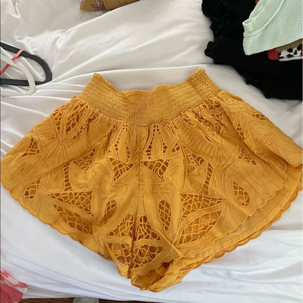 Yellow shorts
